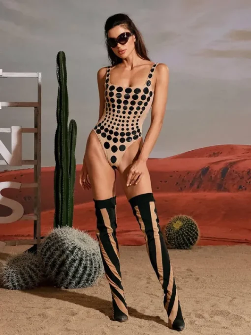 Bodysuits | Tops*Mew Mews Fashion Ishi Dot Printed Bodysuit