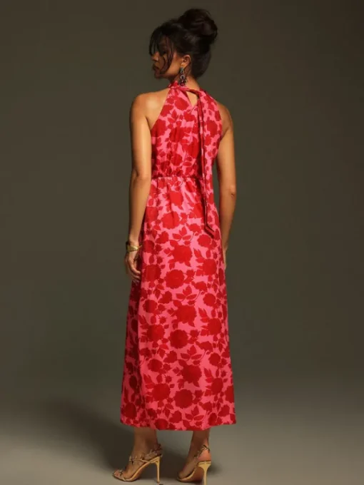 Dresses | Midi Dresses*Mew Mews Fashion Jacki Halterneck Floral Cutout Midi Dress