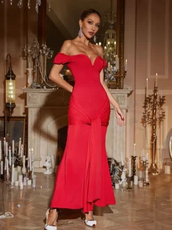 Dresses | Maxi Dresses*Mew Mews Fashion Jaidee V Neck Twisted Maxi Dress