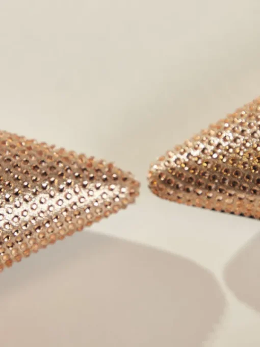 Shoes*Mew Mews Fashion Jaxxon Crystal Heels In Champagne