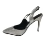 Shoes*Mew Mews Fashion Jaxxon Crystal Heels In Silver