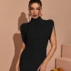 Dresses | Mini Dresses*Mew Mews Fashion Jessamy Ruched Mini Dress In Black