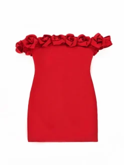 Dresses | Mini Dresses*Bandage Jester Off Shoulder Flower Dress