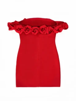 Dresses | Mini Dresses*Bandage Jester Off Shoulder Flower Dress