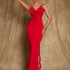 Dresses | Maxi Dresses*Mew Mews Fashion Jolene Backless Flower Draped Maxi Dress