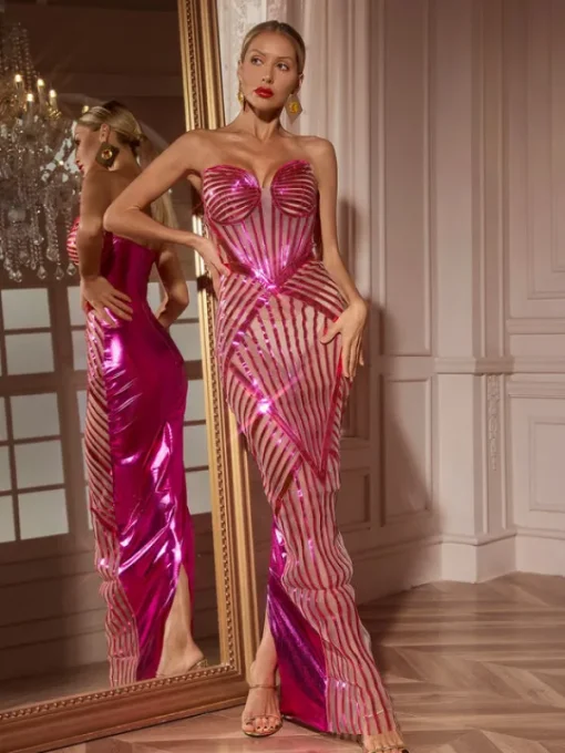 Embellishment | Dresses*Embellishment Joye Strapless Cutout Maxi Dress