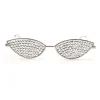 Glasses*Mew Mews Fashion Katy Crystal Cat Eye Frame Glasses