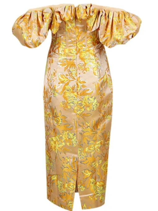 Dresses | Midi Dresses*Mew Mews Fashion Kore Off Shoulder Jacquard Midi Dress