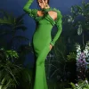 Dresses | Maxi Dresses*Mew Mews Fashion Laina Long Sleeve Cutout Beaded Maxi Dress