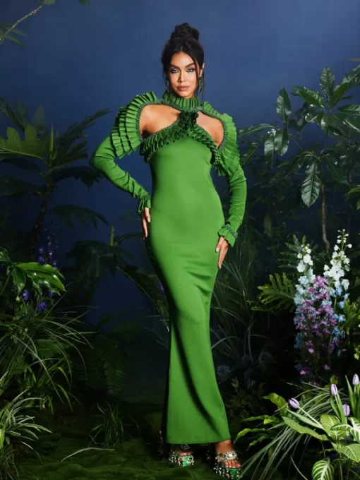 Dresses | Maxi Dresses*Mew Mews Fashion Laina Long Sleeve Cutout Beaded Maxi Dress