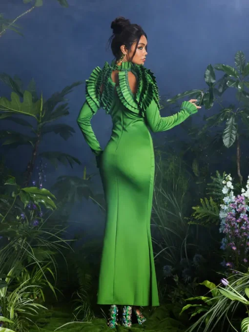Dresses | Maxi Dresses*Mew Mews Fashion Laina Long Sleeve Cutout Beaded Maxi Dress