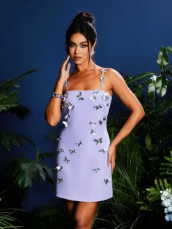 Dresses | Mini Dresses*Mew Mews Fashion Lameez Spaghetti Butterfly Mini Dress