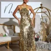 Dresses | Maxi Dresses*Mew Mews Fashion Leosan Bow Sequin Maxi Dress