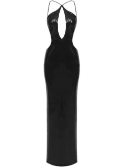 Dresses | Maxi Dresses*Mew Mews Fashion Louisa Backless Cutout Sequin Dress