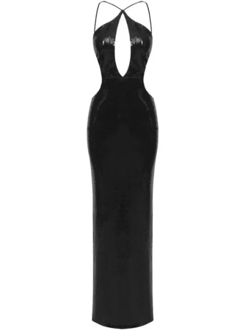 Dresses | Maxi Dresses*Mew Mews Fashion Louisa Backless Cutout Sequin Dress