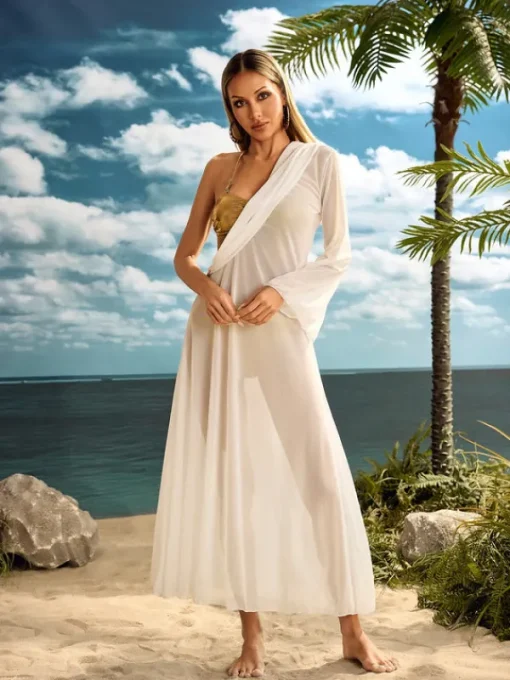 Bikini Sets | Swimwear*Mew Mews Fashion Maelthas Metallic Bikini Three Piece Set
