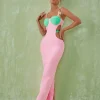Dresses | Maxi Dresses*Bandage Margaux Embellished Cutout Maxi Dress In Pink