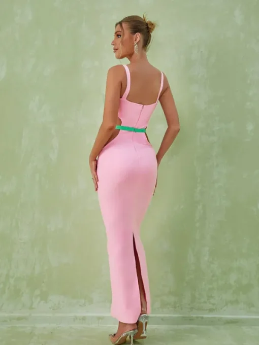 Dresses | Maxi Dresses*Bandage Margaux Embellished Cutout Maxi Dress In Pink