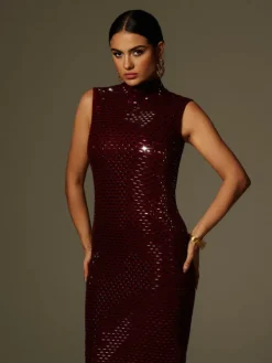 Dresses | Maxi Dresses*Mew Mews Fashion Marius Sleeveless Rhinestone Maxi Dress