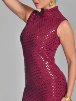 Dresses | Maxi Dresses*Mew Mews Fashion Marius Sleeveless Rhinestone Maxi Dress