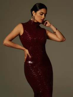 Dresses | Maxi Dresses*Mew Mews Fashion Marius Sleeveless Rhinestone Maxi Dress