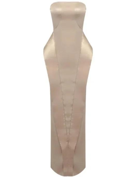 Dresses | Maxi Dresses*Mew Mews Fashion Maxima Strapless Satin Maxi Dress