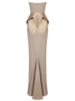 Dresses | Maxi Dresses*Mew Mews Fashion Maxima Strapless Satin Maxi Dress