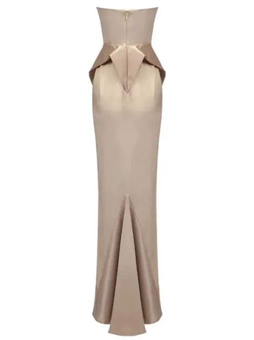 Dresses | Maxi Dresses*Mew Mews Fashion Maxima Strapless Satin Maxi Dress