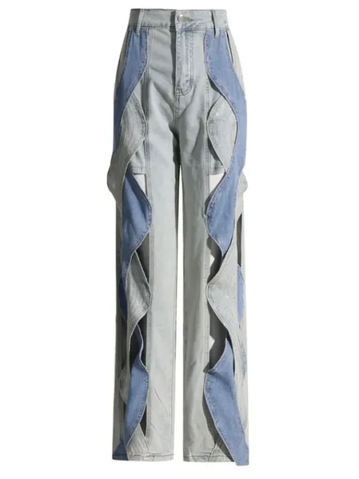 Pants & Shorts*Mew Mews Fashion Mehetabel Cutout Denim Pants In Light Blue