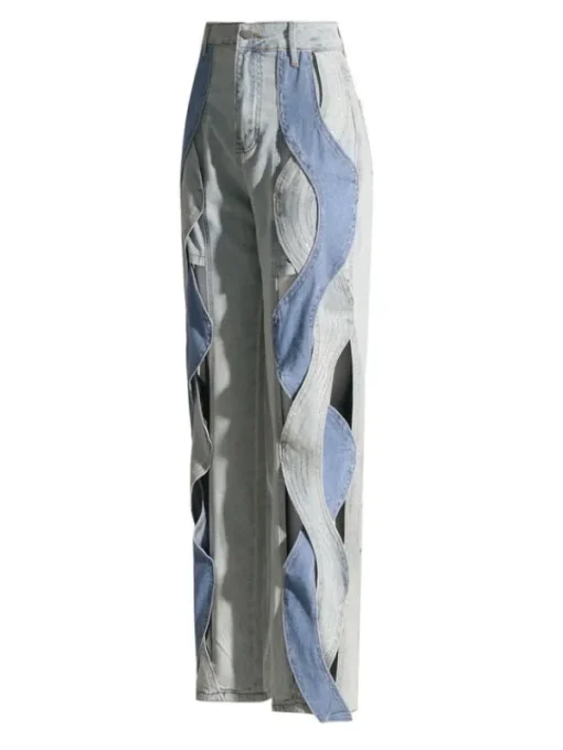 Pants & Shorts*Mew Mews Fashion Mehetabel Cutout Denim Pants In Light Blue