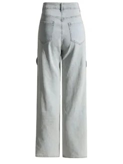 Pants & Shorts*Mew Mews Fashion Mehetabel Cutout Denim Pants In Light Blue