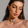 Necklaces*Mew Mews Fashion Melrose Bow Crystal Choker