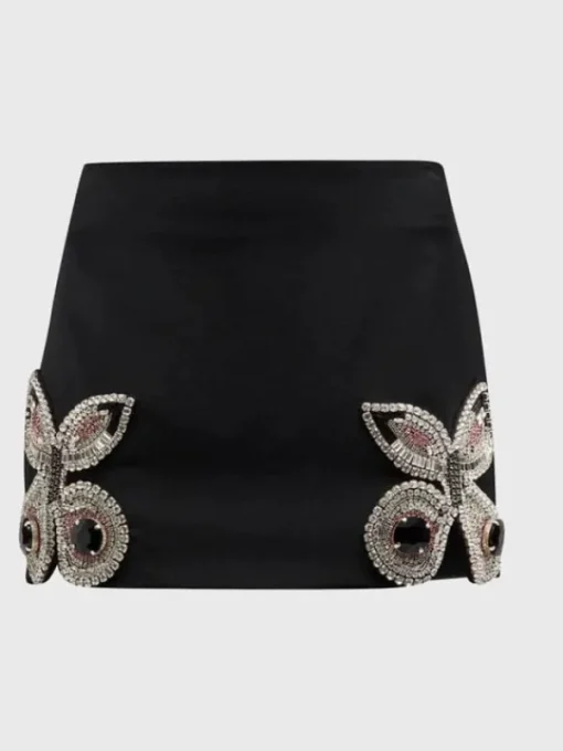 Coats & Jackets*Mew Mews Fashion Merrick Butterfly Crystal Embellished Blazer In Black