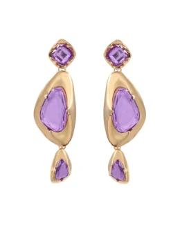 Earrings*Mew Mews Fashion Mikko Geometric Rhinestone Earrings