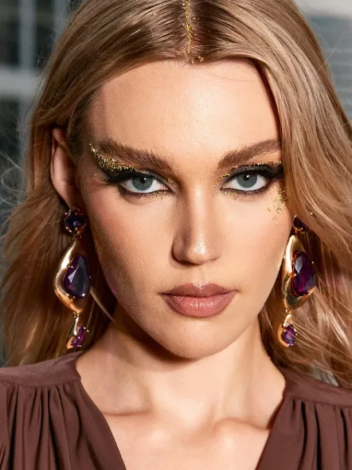 Earrings*Mew Mews Fashion Mikko Geometric Rhinestone Earrings
