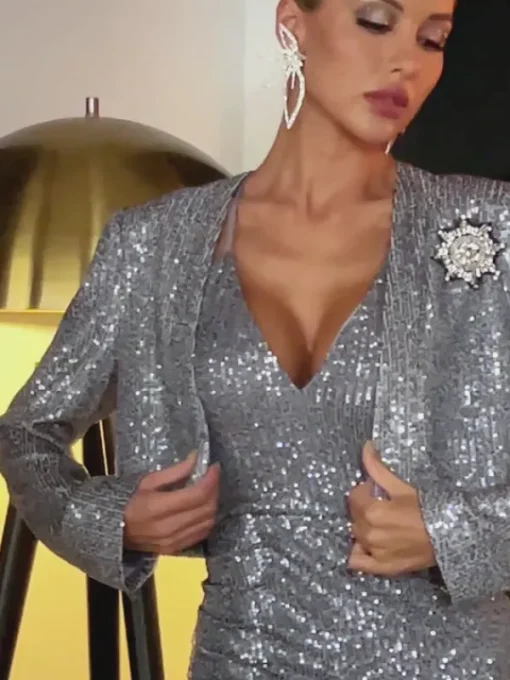 Coats & Jackets*Mew Mews Fashion Mona Sequin Embellished Cardigan