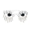 Glasses*Mew Mews Fashion Morrissey Rhinestone Fringe Sunglasses
