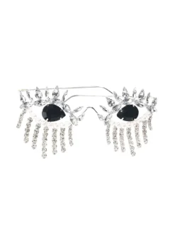 Glasses*Mew Mews Fashion Morrissey Rhinestone Fringe Sunglasses