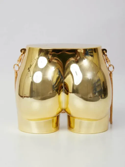 Bags*Mew Mews Fashion Morwenna Acrylic Butt Bag In Gold