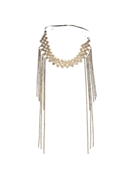 Headwear*Mew Mews Fashion Napa Crystal Fringe Headband