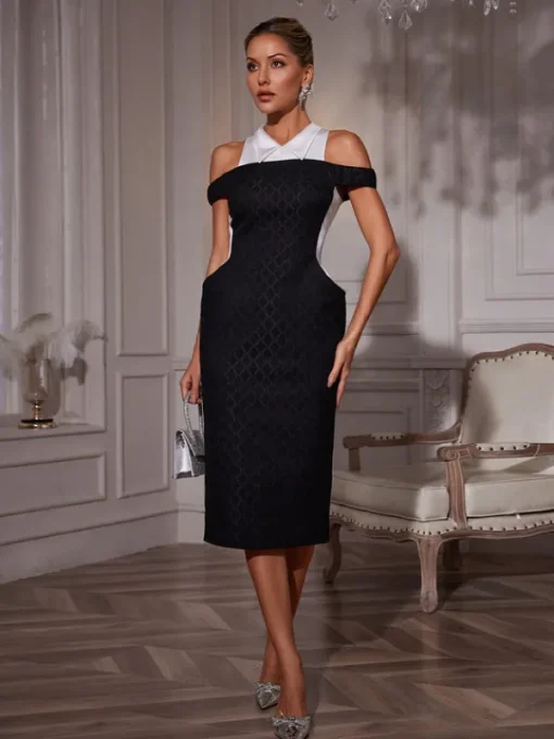 Dresses | Midi Dresses*Mew Mews Fashion Neelam Folded Collar Midi Dress