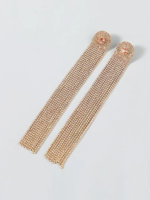 Earrings*Mew Mews Fashion Nola Multi Diamante Tassel Earrings