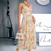 Dresses | Midi Dresses*Mew Mews Fashion Ornan Floral Embroidered Midi Dress