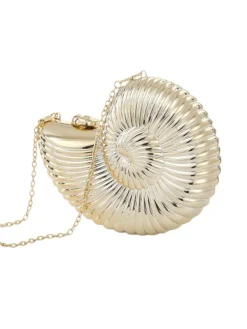 Bags*Mew Mews Fashion Pamela Acrylic Seashell Clutch