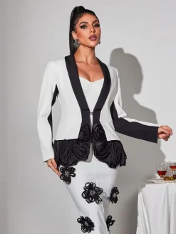 Coats & Jackets | Blazers*Mew Mews Fashion Raekwon Long Sleeve Flower Blazer