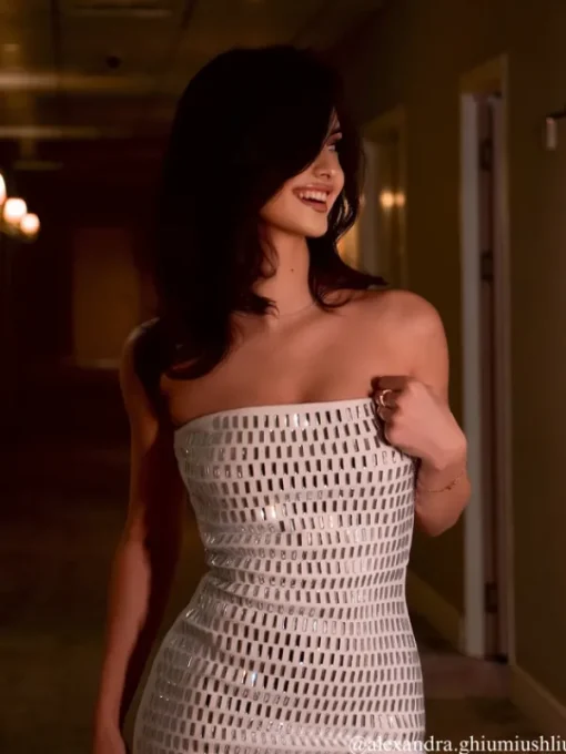 Dresses*Bandage Ridley Rhinestone Maxi Dress In White