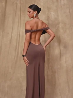 Dresses*Mew Mews Fashion Riordan Off Shoulder Maxi Dress