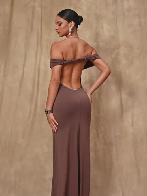 Dresses*Mew Mews Fashion Riordan Off Shoulder Maxi Dress