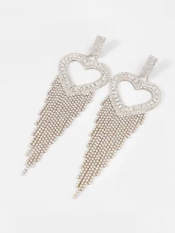 Earrings*Mew Mews Fashion Rory Heart Tassel Earrings