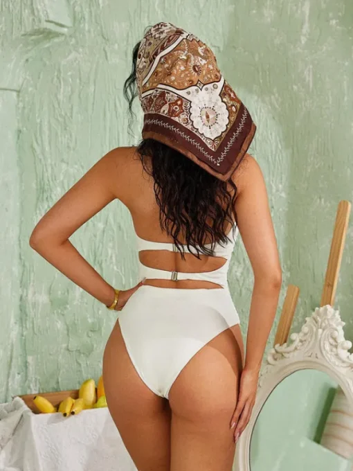 One Piece | Swimwear*Mew Mews Fashion Rox Strapless Flower One Piece Swimsuit